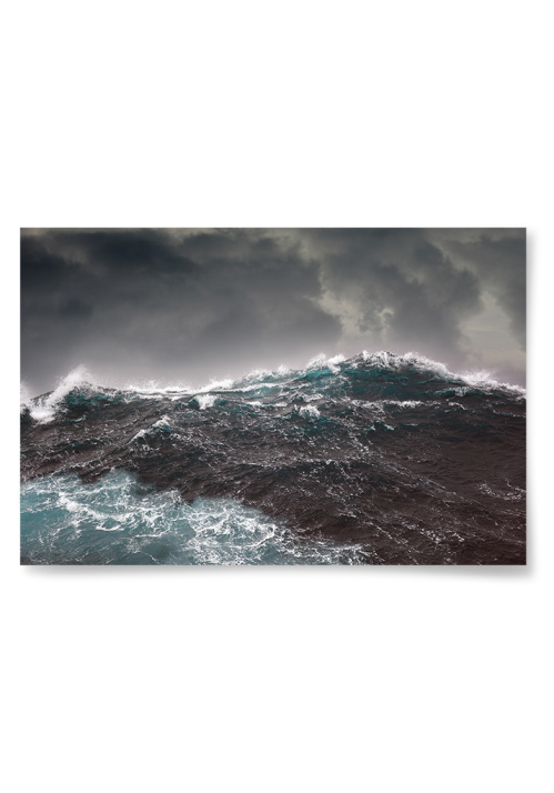 Poster Stormigt Hav
