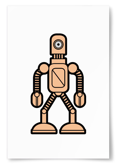 Poster Engd Robot Rosa