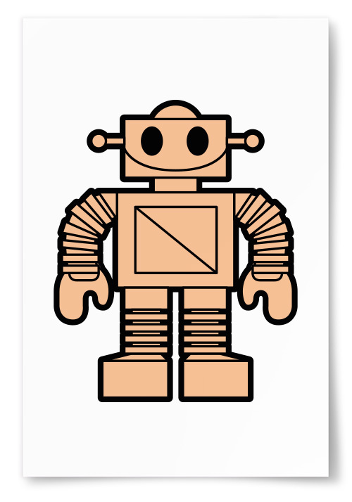 Poster Robot Rosa