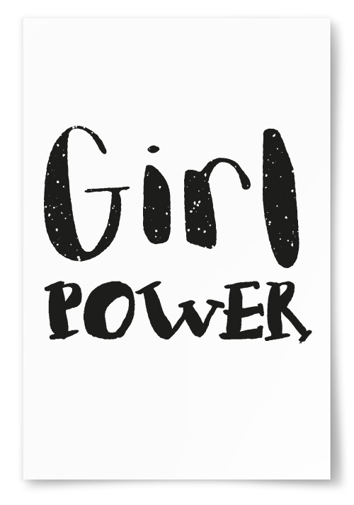Poster &quot;Girl Power&quot; 