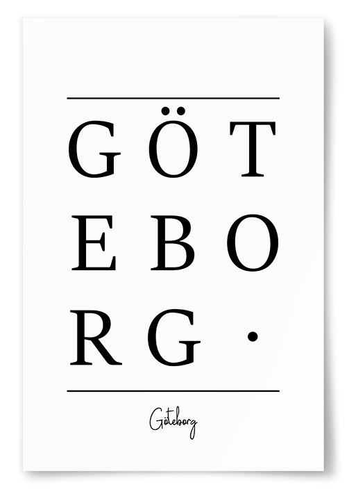 Poster Göteborg 