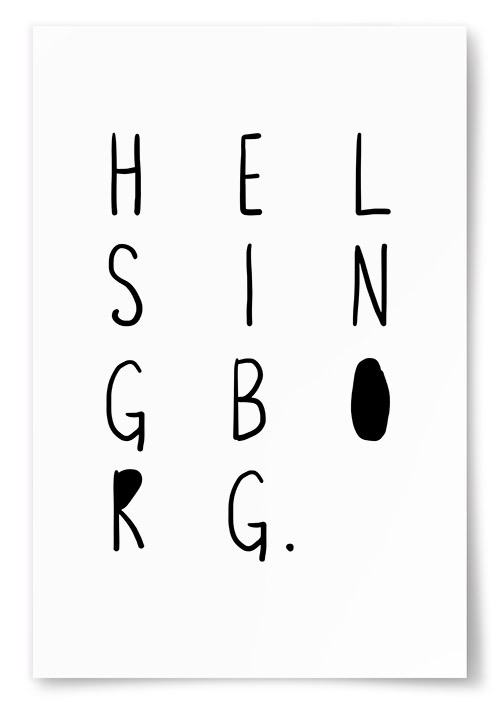 Poster Helsingborg Text
