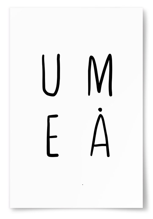 Poster Ume Text
