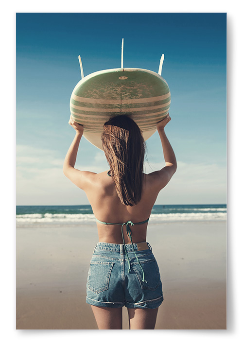 Poster Surfer Girl