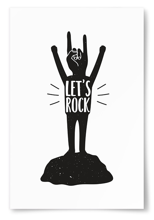 Poster &quot;Let&#39;s Rock&quot;