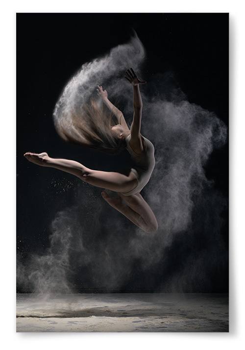 Poster Balettdanss Hopp i Luften